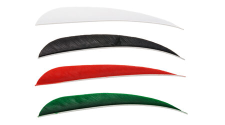 Натуральное оперение для стрел Bowmaster 5 дюймов Feather Рarabolic